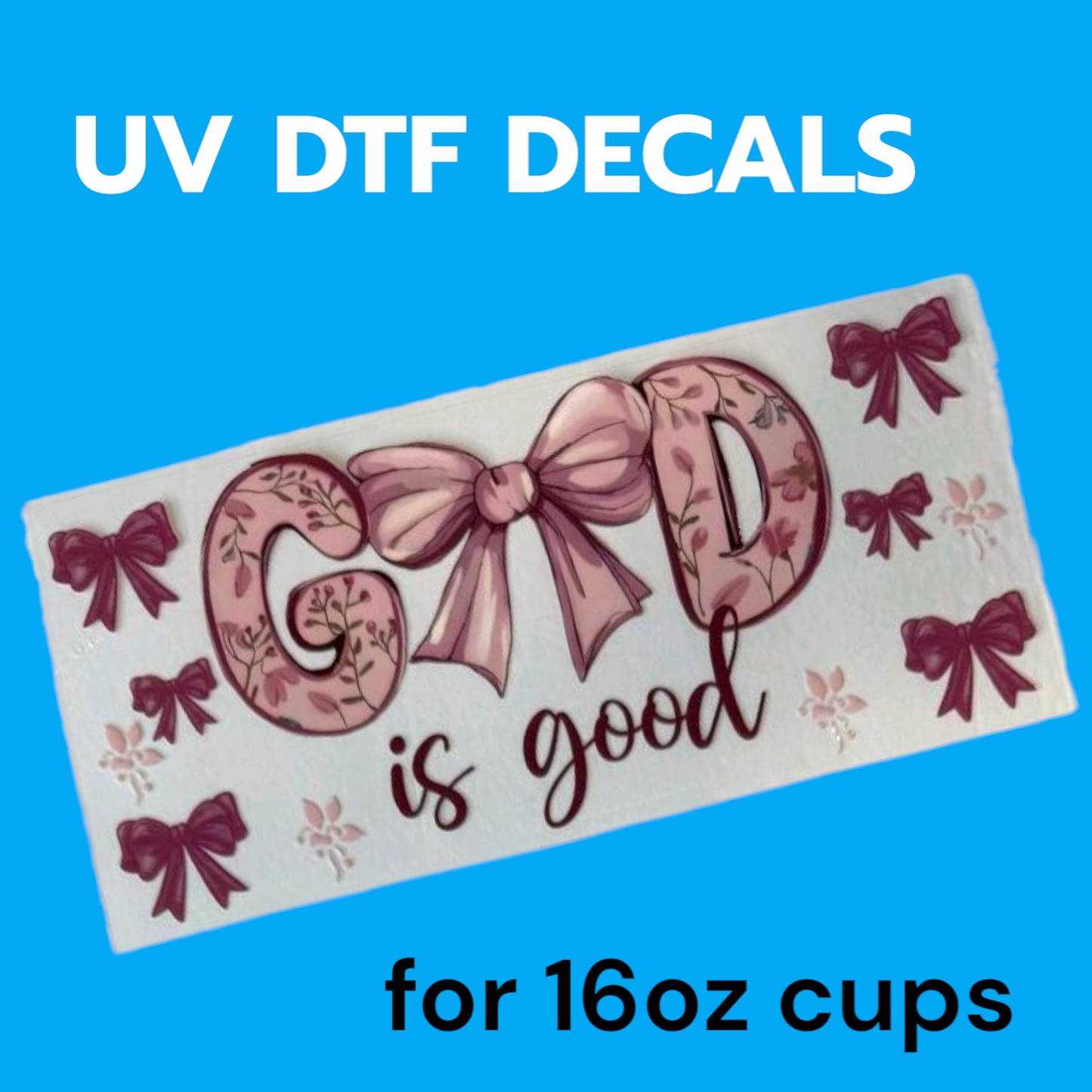 UV DTF WRAPS-SINGLE OR BUNDLE (LIVE cup orders already include 1 decal)