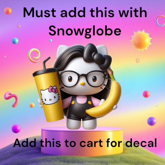 ADD TO CART WITH TUMBLER OR SNOWGLOBE ORDER IF YOU WANT A DECAL ON YOUR CUP 🫶